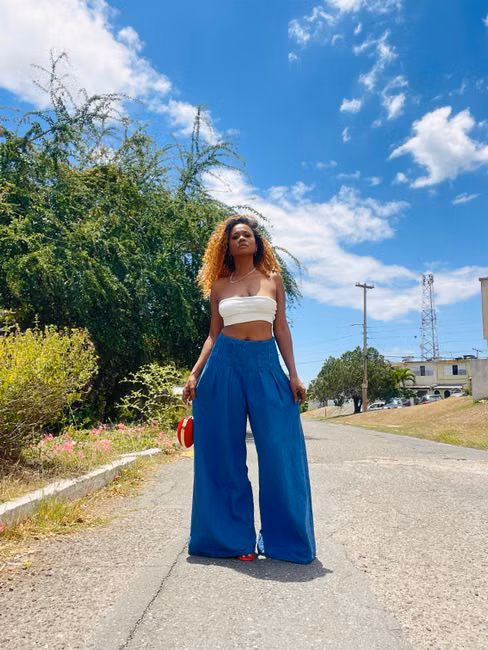 Calça Wide Leg
